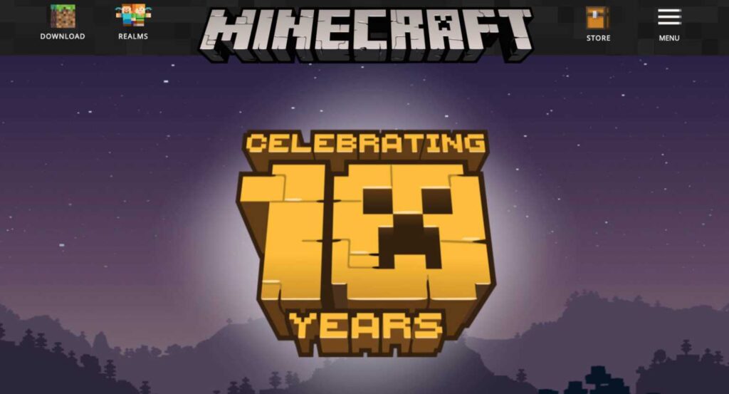 Minecraft anniversary